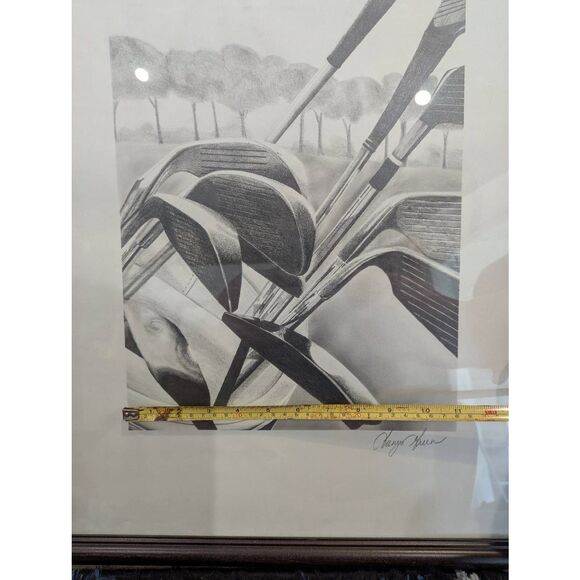 REALISM GOLF ART - Original Artwork "Fore-Shadowing" - Picture 5 of 11